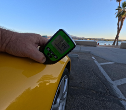 2005 Acura NSX in Rio Yellow over Black