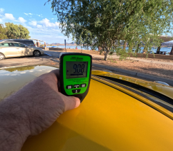2005 Acura NSX in Rio Yellow over Black