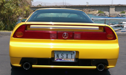 2005 Acura NSX in Rio Yellow over Black