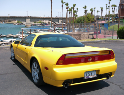 2005 Acura NSX in Rio Yellow over Black