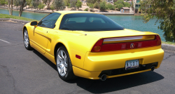 2005 Acura NSX in Rio Yellow over Black