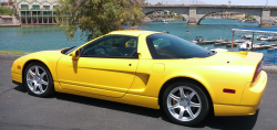 2005 Acura NSX in Rio Yellow over Black