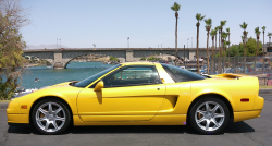 2005 Acura NSX in Rio Yellow over Black