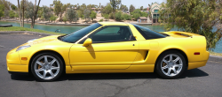2005 Acura NSX in Rio Yellow over Black