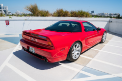 2005 Acura NSX in New Formula Red over Red