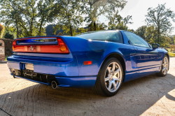2004 Acura NSX in Long Beach Blue over Tan