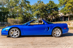 2004 Acura NSX in Long Beach Blue over Tan