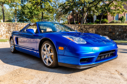 2004 Acura NSX in Long Beach Blue over Tan
