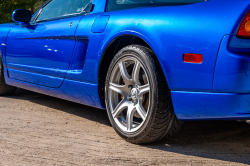 2004 Acura NSX in Long Beach Blue over Tan