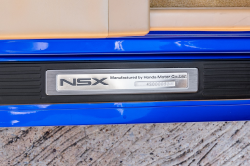 2004 Acura NSX in Long Beach Blue over Tan