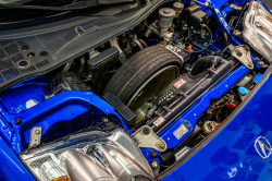 2004 Acura NSX in Long Beach Blue over Tan