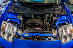 2004 Acura NSX in Long Beach Blue over Tan