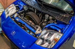 2004 Acura NSX in Long Beach Blue over Tan