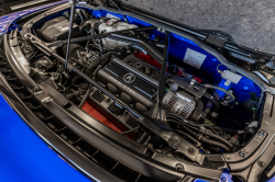 2004 Acura NSX in Long Beach Blue over Tan