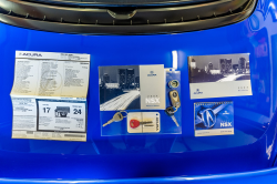 2004 Acura NSX in Long Beach Blue over Tan