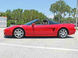 2005 Acura NSX in New Formula Red over Tan