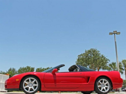 2005 Acura NSX in New Formula Red over Tan