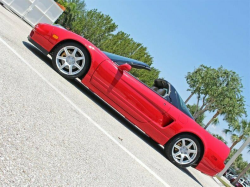 2005 Acura NSX in New Formula Red over Tan