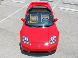 2005 Acura NSX in New Formula Red over Tan