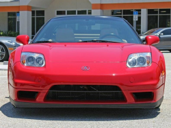 2005 Acura NSX in New Formula Red over Tan