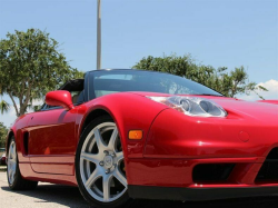 2005 Acura NSX in New Formula Red over Tan