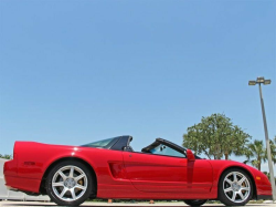 2005 Acura NSX in New Formula Red over Tan