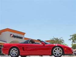 2005 Acura NSX in New Formula Red over Tan