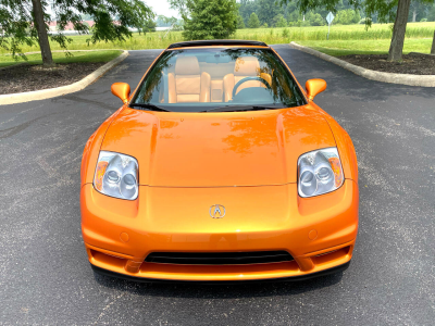 2005 Acura NSX in Imola Orange over Orange