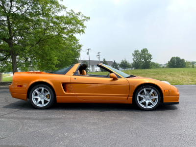 2005 Acura NSX in Imola Orange over Orange