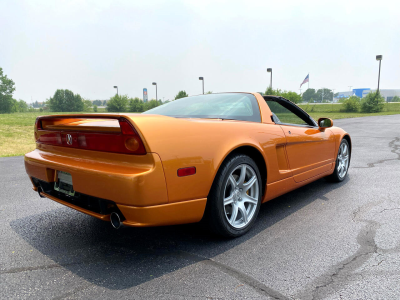 2005 Acura NSX in Imola Orange over Orange