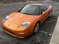 2005 Acura NSX in Imola Orange over Orange