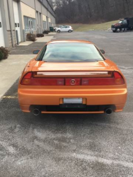 2005 Acura NSX in Imola Orange over Orange