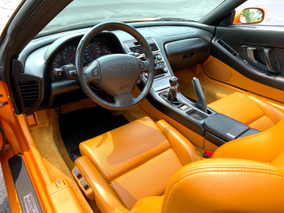 2005 Acura NSX in Imola Orange over Orange