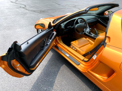 2005 Acura NSX in Imola Orange over Orange