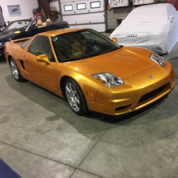 2005 Acura NSX in Imola Orange over Orange