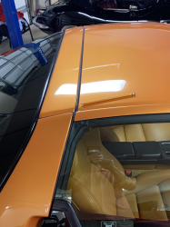 2005 Acura NSX in Imola Orange over Orange