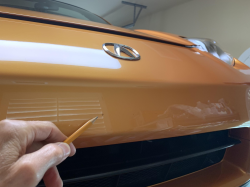 2005 Acura NSX in Imola Orange over Orange