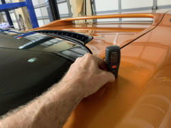 2005 Acura NSX in Imola Orange over Orange