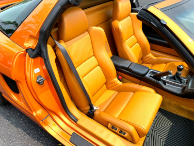 2005 Acura NSX in Imola Orange over Orange