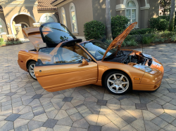 2005 Acura NSX in Imola Orange over Orange