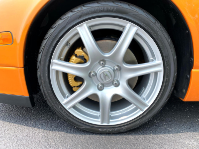 2005 Acura NSX in Imola Orange over Orange