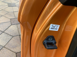 2005 Acura NSX in Imola Orange over Orange