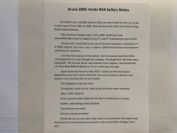 2005 Acura NSX in Imola Orange over Orange