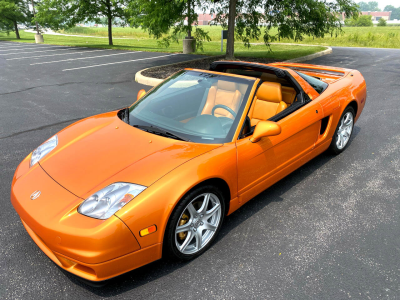 2005 Acura NSX in Imola Orange over Orange