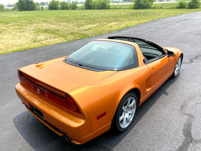 2005 Acura NSX in Imola Orange over Orange