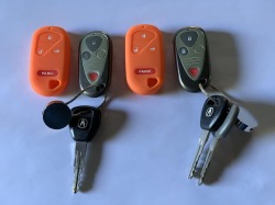 2005 Acura NSX in Imola Orange over Orange