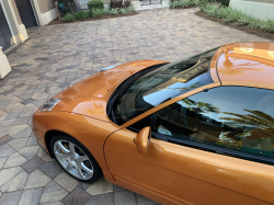 2005 Acura NSX in Imola Orange over Orange