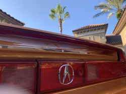 2005 Acura NSX in Imola Orange over Orange