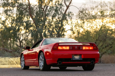 2005 Acura NSX in New Formula Red over Tan