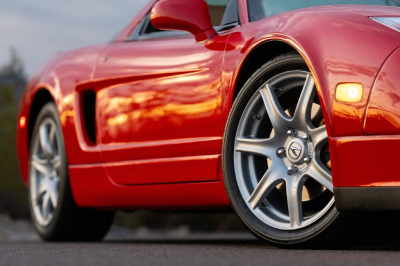 2005 Acura NSX in New Formula Red over Tan